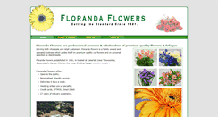 Desktop Screenshot of florandaflowers.com.au